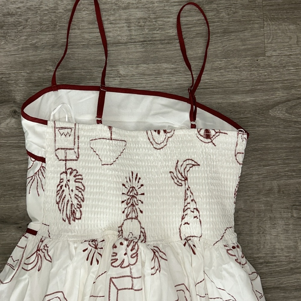 🇺🇸Firm Price🇺🇸 NWOT Moon River palm print Midi Dress - Picture 9 of 12